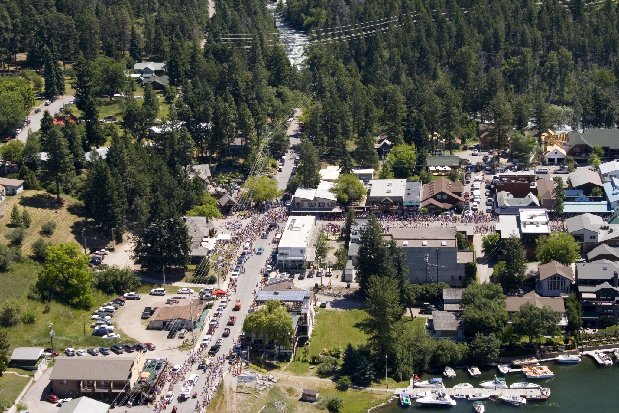 Bigfork during the Independence Day parade · 2007