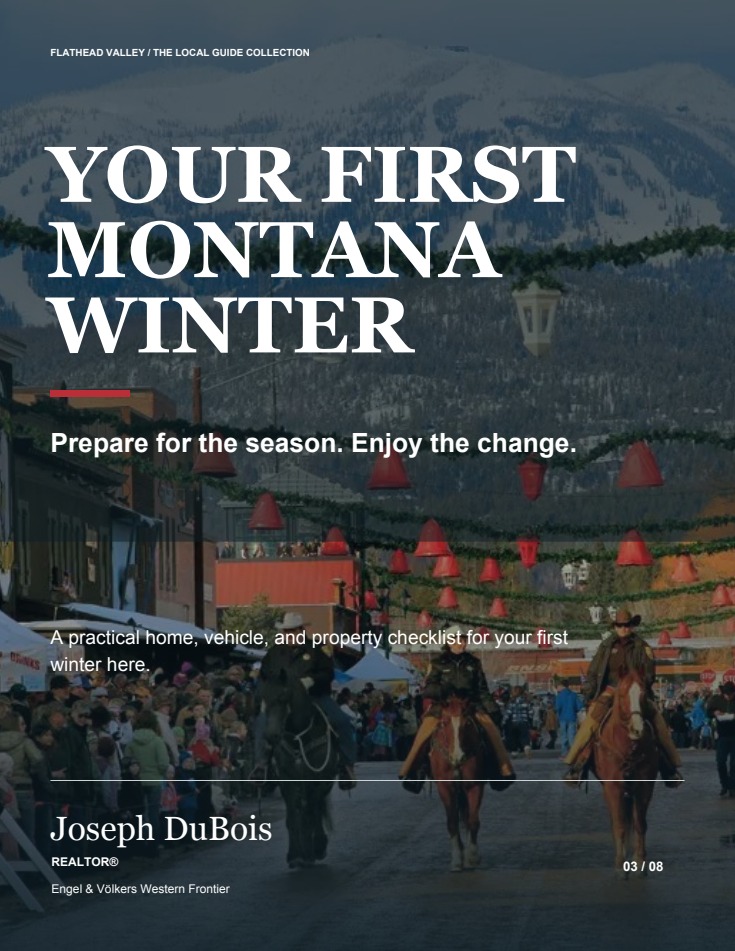 Your first Montana winter guide cover
