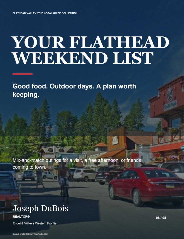Your Flathead weekend list guide cover
